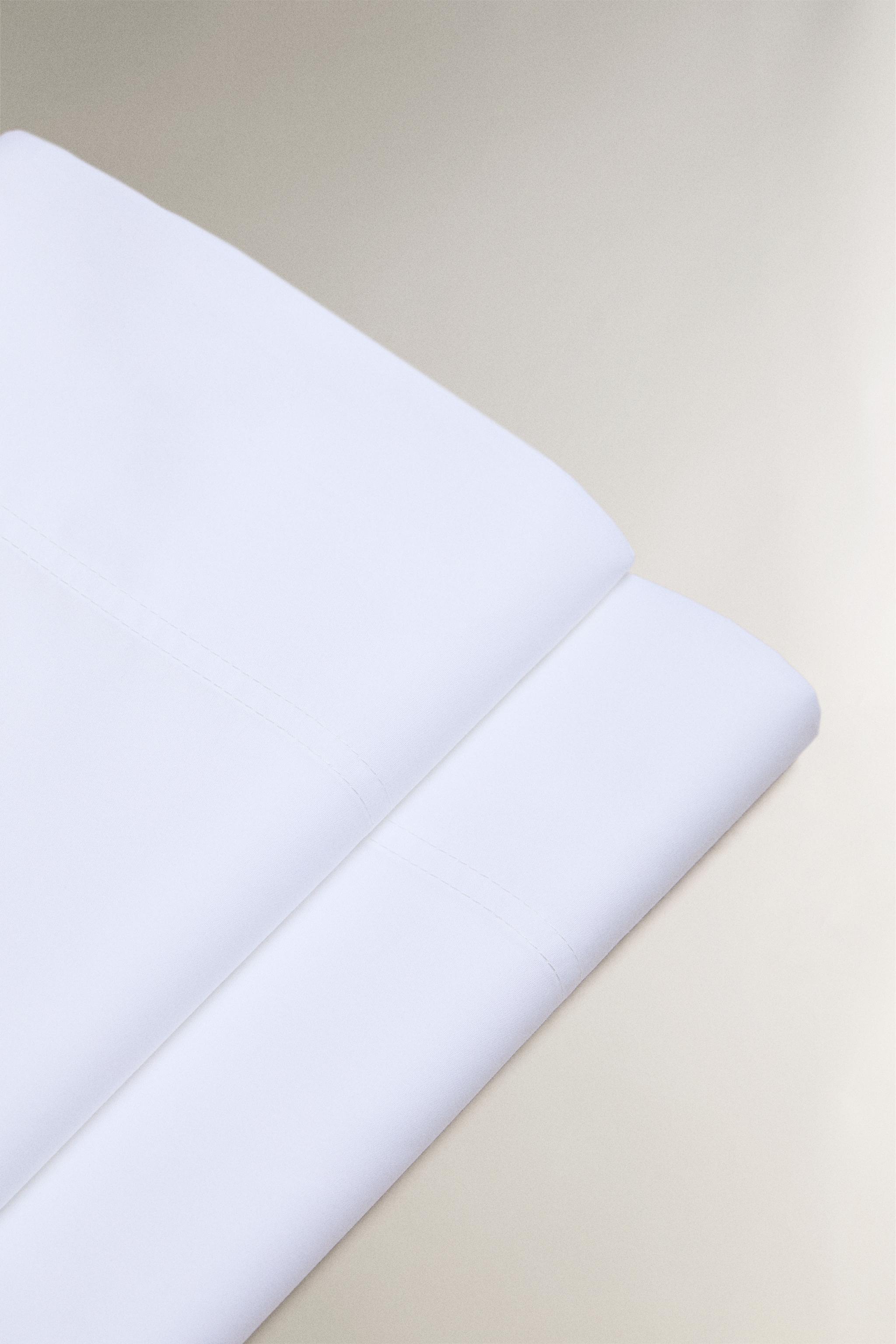PERCALE COTTON FLAT SHEET (500 THREAD COUNT)